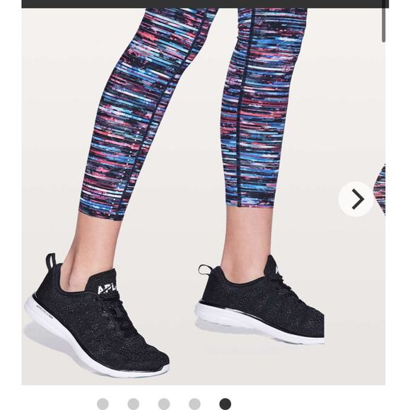 Lululemon Fast  7/8 Tights II Hinshu Apline White Multi Size 6 - Picture 3 of 11